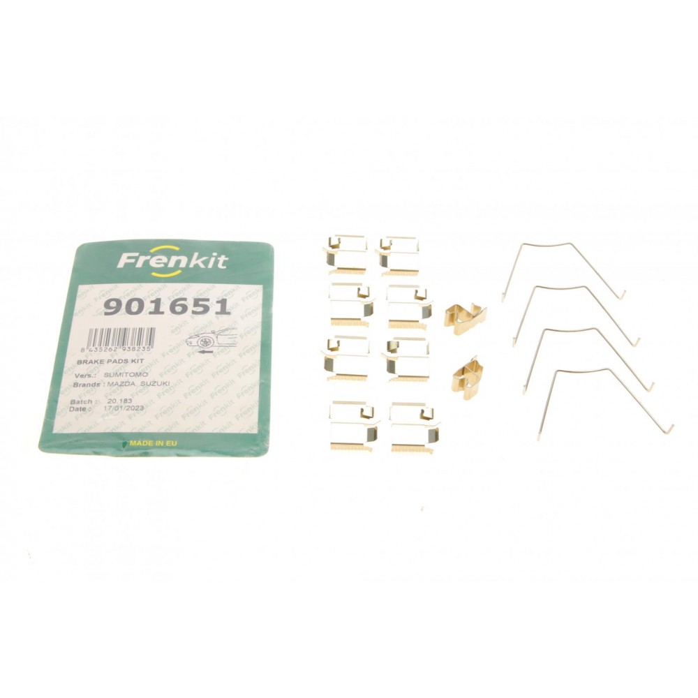 901651 FRENKIT Комплектуючі колодки дискового гальма