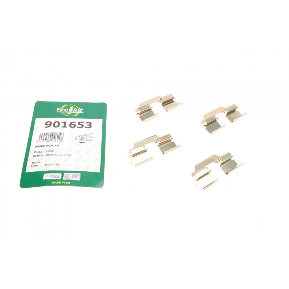 901653 FRENKIT Комплектуючі колодки дискового гальма