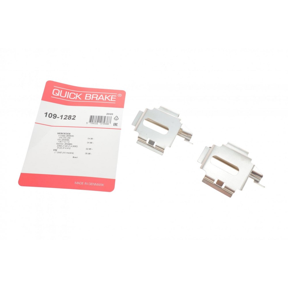 109-1282 QUICK BRAKE Комплектуючі колодки дискового гальма