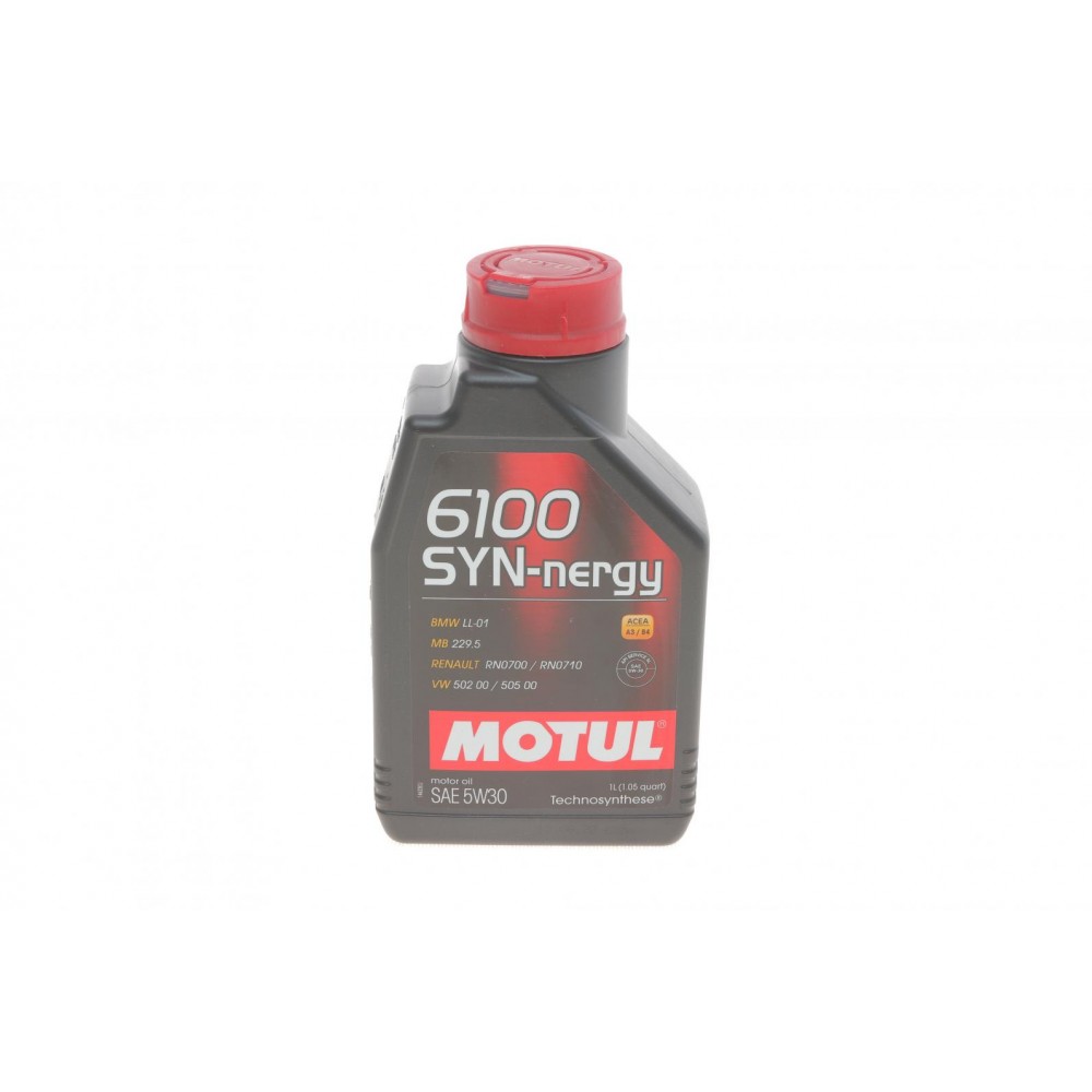 Олива моторне синтетичне MOTUL 6100 SYN-NERGY Technosynthese 5W-30, 1л (838311) (107970) купити в Україні цена