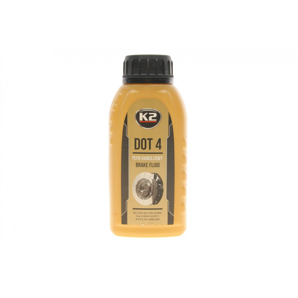 Рідина гальмівна K2 Turbo Brake Fluid DOT-4  0,25 л (T124)