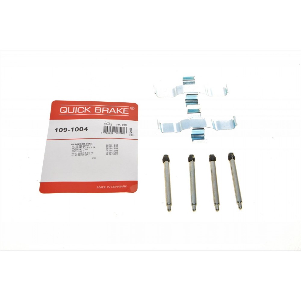 109-1004 QUICK BRAKE Комплектуючі колодки дискового гальма