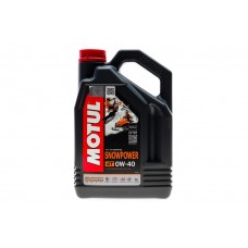 Олива моторне 100% синтетичне эстеровое MOTUL Snowpower 4T 0W-40, 4л (826907) (105892)
