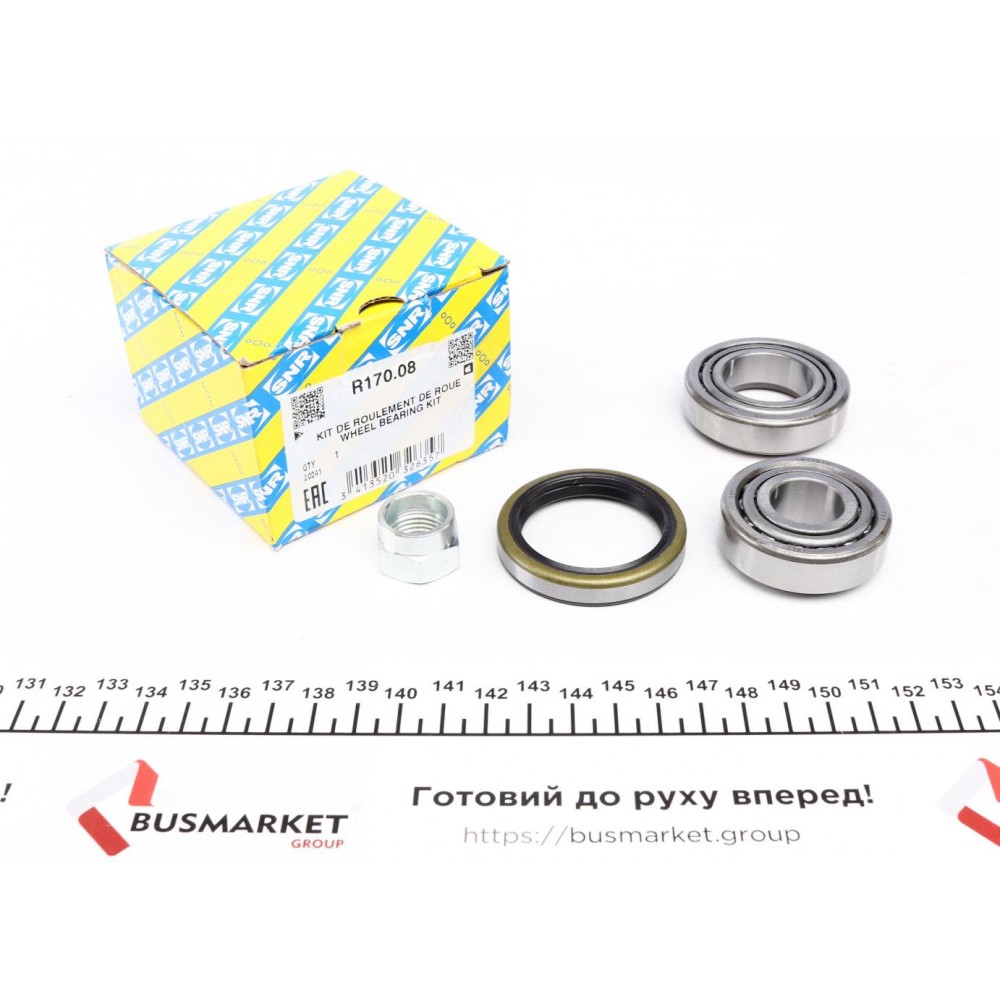 R17008 SNR Комплект підшипника ступиці колеса