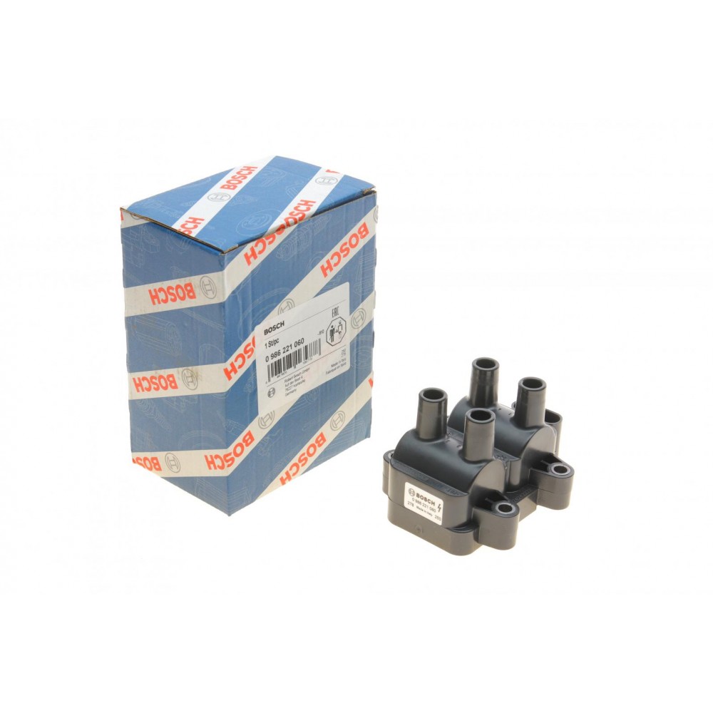 0 986 221 060 BOSCH Котушка запалювання
