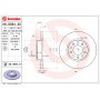 Диск гальмівний BREMBO 08.9364.21