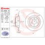 Диск гальмівний BREMBO 08.A536.11