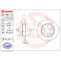 Диск гальмівний BREMBO 08.7627.11