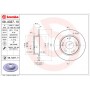 Диск гальмівний BREMBO 08.A327.11