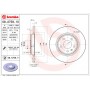 Диск гальмівний BREMBO 08.A759.11