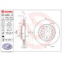 Диск гальмівний BREMBO 09.A200.11