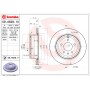 Диск гальмівний BREMBO 09.A629.11