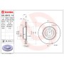 Диск гальмівний BREMBO 09.A913.11