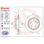 Диск гальмівний BREMBO 09.B338.21