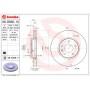 Диск гальмівний BREMBO 09.B356.11