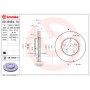 Диск гальмівний BREMBO 09.B494.11