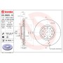 Диск гальмівний BREMBO 09.B635.11