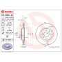 Диск гальмівний BREMBO 09.5802.24