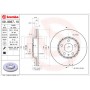 Диск гальмівний BREMBO 09.8937.10