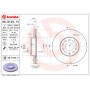 Диск гальмівний BREMBO 09.9145.11