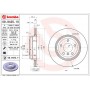 Диск гальмівний BREMBO 09.9425.11