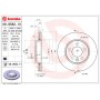 Диск гальмівний BREMBO 09.9582.10