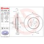 Диск гальмівний BREMBO 09.A109.11