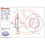 Диск гальмівний BREMBO 09.A417.11