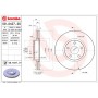 Диск гальмівний BREMBO 09.A427.21