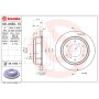 Диск гальмівний BREMBO 09.A450.11