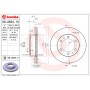 Диск гальмівний BREMBO 09.A634.10