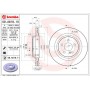 Диск гальмівний BREMBO 09.A818.11