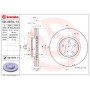 Диск гальмівний  FINITO BREMBO 09.A870.14