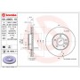 Диск гальмівний BREMBO 09.A905.10