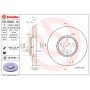 Диск гальмівний BREMBO 09.B025.11