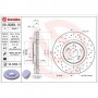 Диск гальмівний BREMBO 09.B269.1X