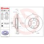 Диск гальмівний BREMBO 09.B611.10