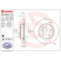 Диск гальмівний BREMBO 09.B973.11