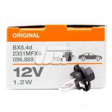 Автолампа Osram (1,2W 12V B8,4D) OSRAM 2351MFX6