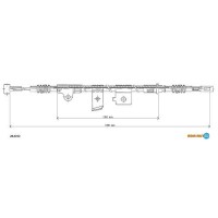 Трос ручного гальма ADRIAUTO 28.0252