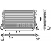 Інтеркулєр MAHLE - KNECHT CI 208 000P