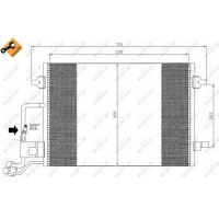 Радіатор кондиціонера NRF 35359