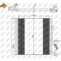 Радіатор кондиціонера NRF 35720