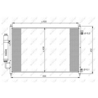 Радіатор кондиціонера NRF 35873