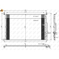 Радіатор кондиціонера NRF 35923