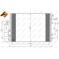 Радіатор кондиціонера NRF 35967