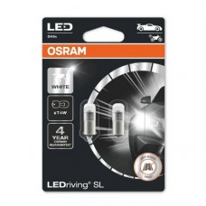 (к/т 2 шт) Лампа світлодіодна Osram LED warm white 4000K (1W 12V BA9S) OSRAM 3893DWP-02B