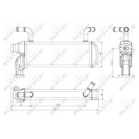 Радіатор EGR NRF 48218