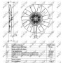 Вентилятор з віскомуфтою NRF 49563