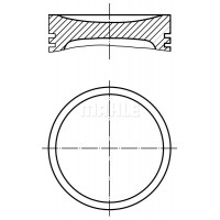 Поршень MAHLE - KNECHT 0401100